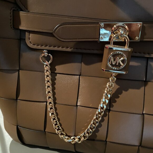 Michael Kors Medium Brown Handbag with Gold Hardware - Picture 3 of 11